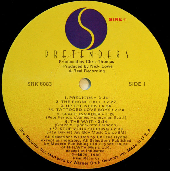 Pretenders, The : Pretenders (LP,Album)