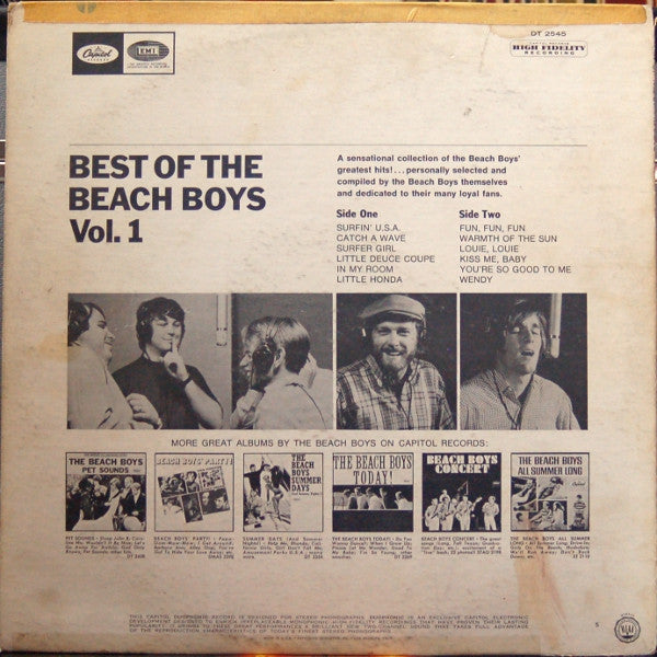 Beach Boys, The : Best Of The Beach Boys - Vol. 1 (LP,Compilation)