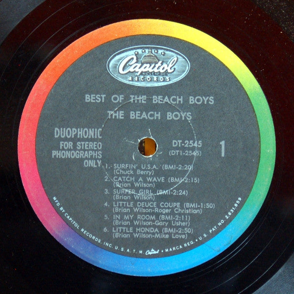 Beach Boys, The : Best Of The Beach Boys - Vol. 1 (LP,Compilation)