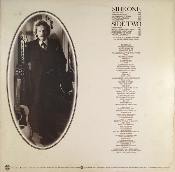 Gordon Lightfoot : Endless Wire (LP,Album)