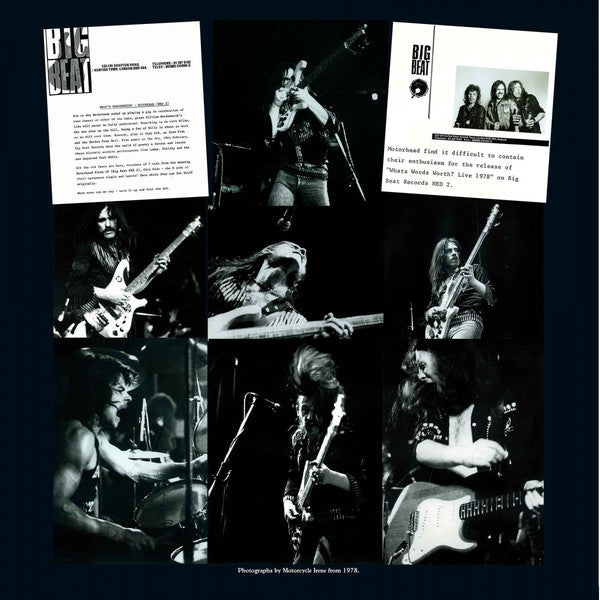 Motörhead : What's Words Worth? (LP,Album,Reissue)