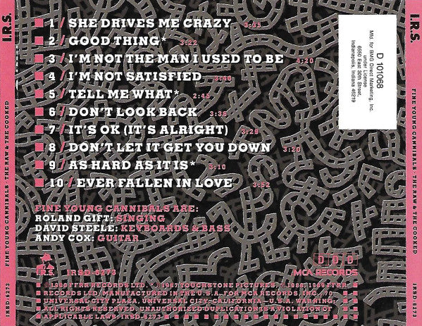 Fine Young Cannibals : The Raw & The Cooked (Album,Club Edition)