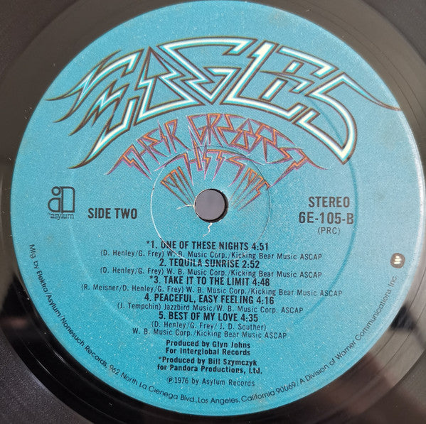 Eagles : Their Greatest Hits 1971-1975 (LP,Album,Compilation)