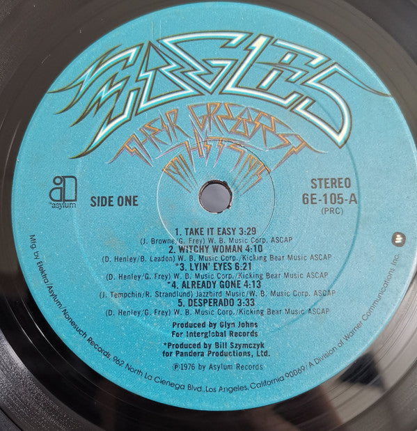 Eagles : Their Greatest Hits 1971-1975 (LP,Album,Compilation)