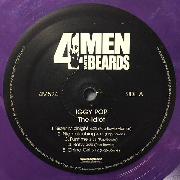 Iggy Pop : The Idiot (LP,Album,Limited Edition,Reissue)