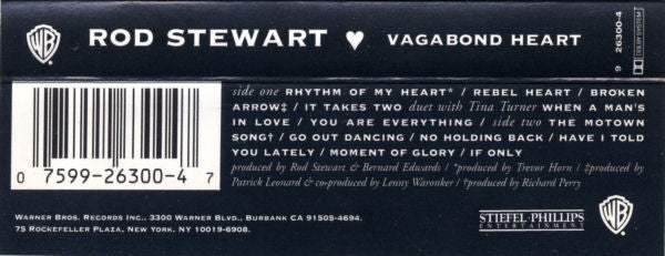 Rod Stewart : Vagabond Heart (Album)