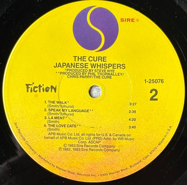 Cure, The : Japanese Whispers (LP,Compilation)