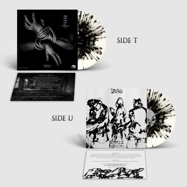 Unru / Tongue (13) : Split (LP,45 RPM,Limited Edition,Numbered)