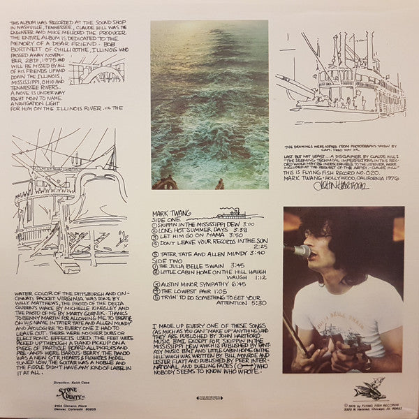 John Hartford : Mark Twang (LP,Album,Repress)