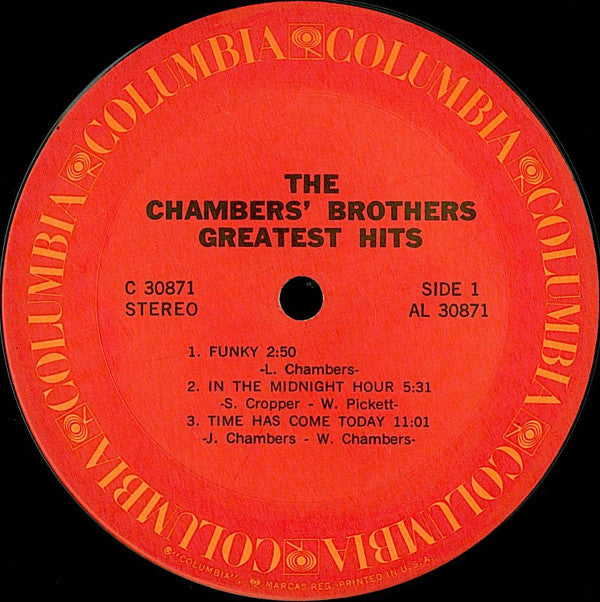 Chambers Brothers, The : The Chambers Brothers' Greatest Hits (LP,Compilation)
