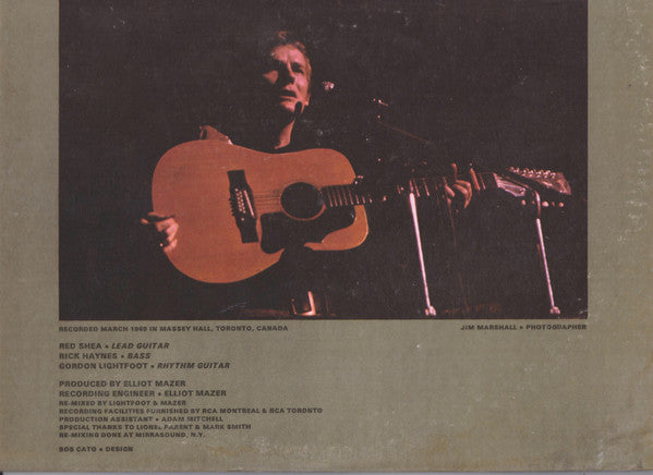 Gordon Lightfoot : Sunday Concert (LP,Reissue,Stereo)