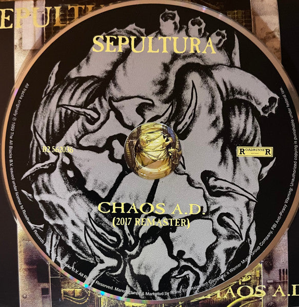 Sepultura : Chaos A.D. (Album,Deluxe Edition,Reissue,Remastered)