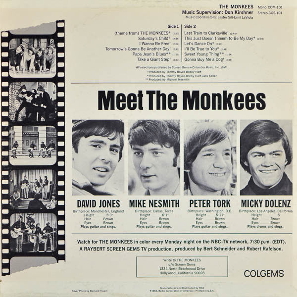 Monkees, The : The Monkees (LP,Album,Misprint,Stereo)