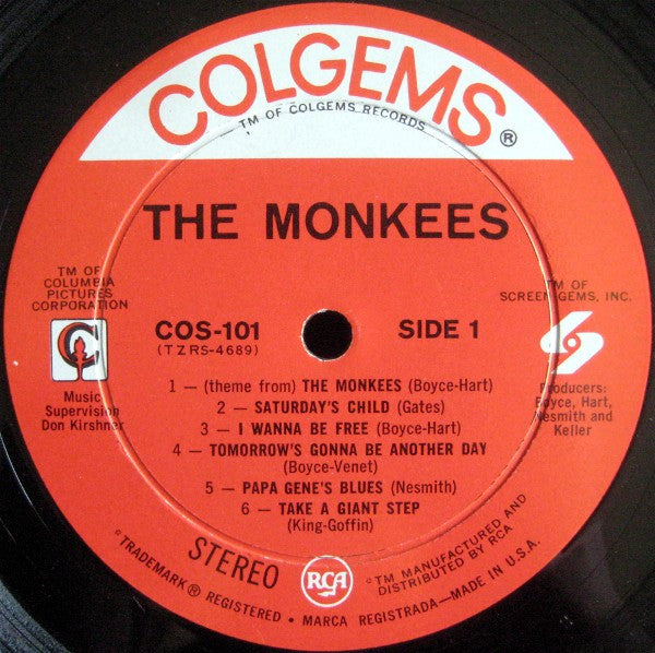 Monkees, The : The Monkees (LP,Album,Misprint,Stereo)