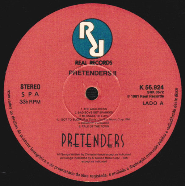 Pretenders, The : Pretenders II (LP,Album)