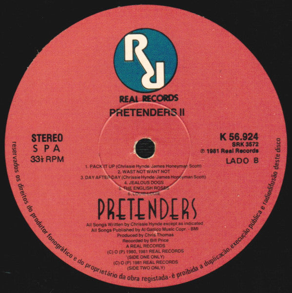 Pretenders, The : Pretenders II (LP,Album)