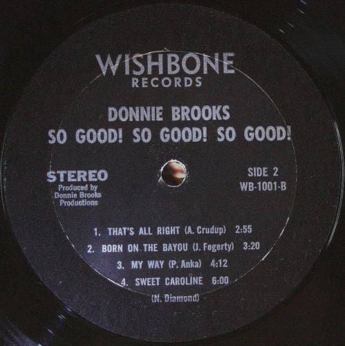 Donnie Brooks : So Good! So Good! So Good! (LP,Album)