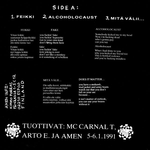 Amen (4) : Feikki (7",45 RPM,EP)