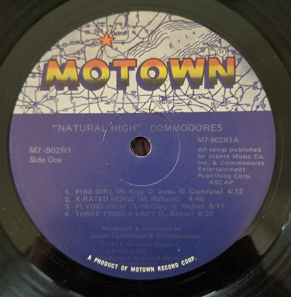 Commodores : Natural High (LP,Album)