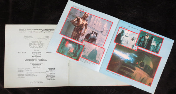Original Star Wars Cast, The With Narration By Roscoe Lee Brown : The Story Of Star Wars (LP,Album)