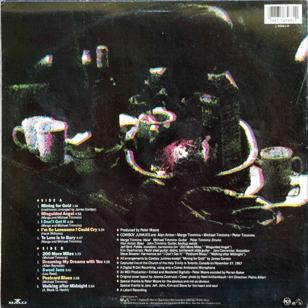 Cowboy Junkies : The Trinity Session (LP,Album,Stereo)