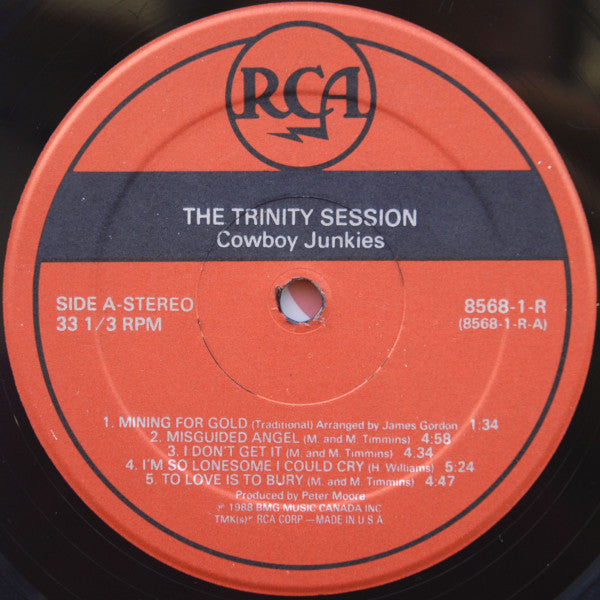 Cowboy Junkies : The Trinity Session (LP,Album,Stereo)