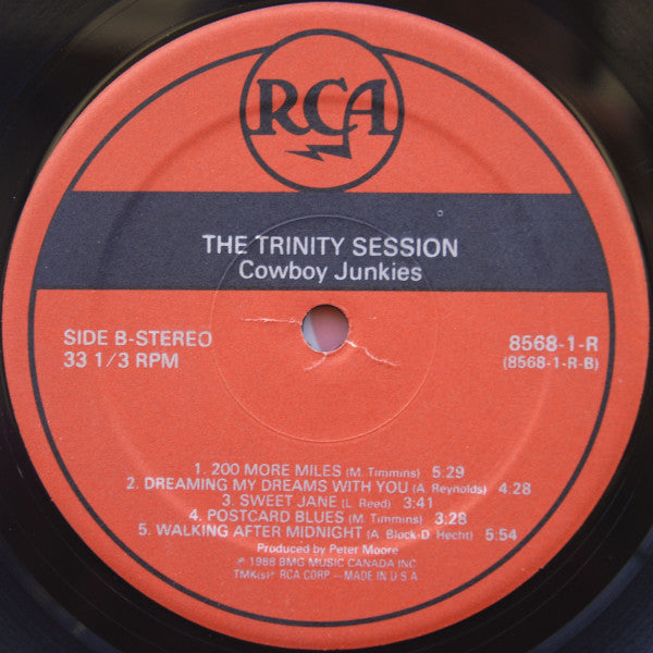 Cowboy Junkies : The Trinity Session (LP,Album,Stereo)