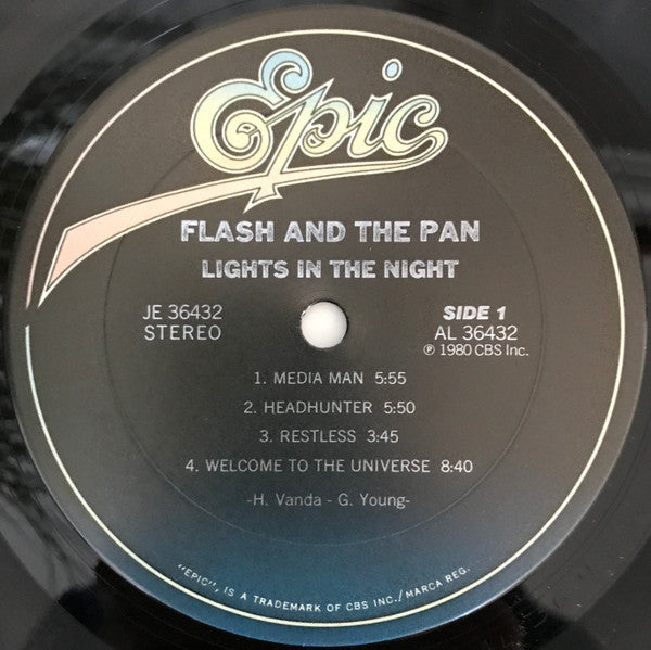 Flash & The Pan : Lights In The Night (LP,Album,Stereo)