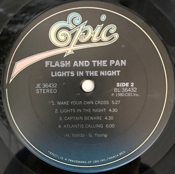 Flash & The Pan : Lights In The Night (LP,Album,Stereo)