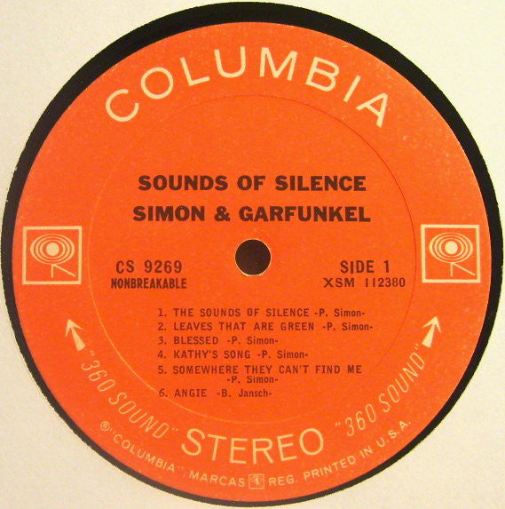 Simon & Garfunkel : Sounds Of Silence (LP,Stereo,Album)