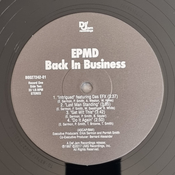 EPMD : Back In Business (LP,Album,Reissue)