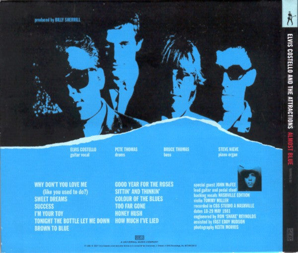 Elvis Costello & The Attractions : Almost Blue (Album,Remastered)