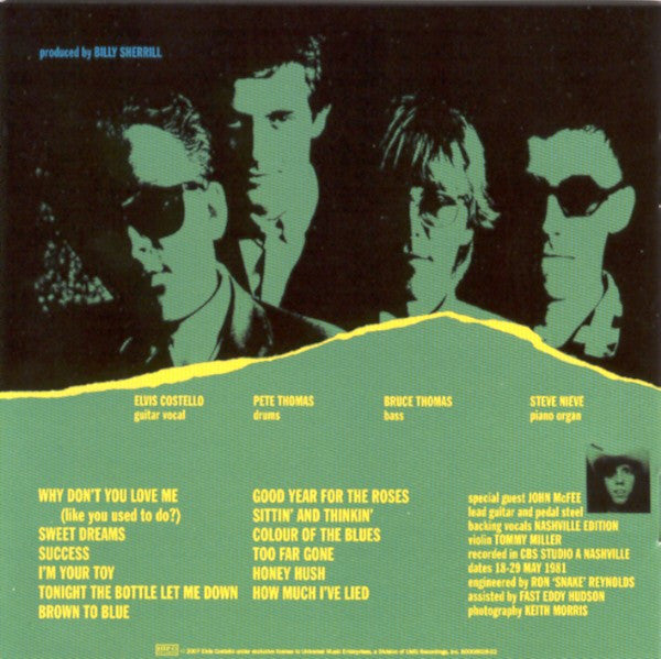 Elvis Costello & The Attractions : Almost Blue (Album,Remastered)