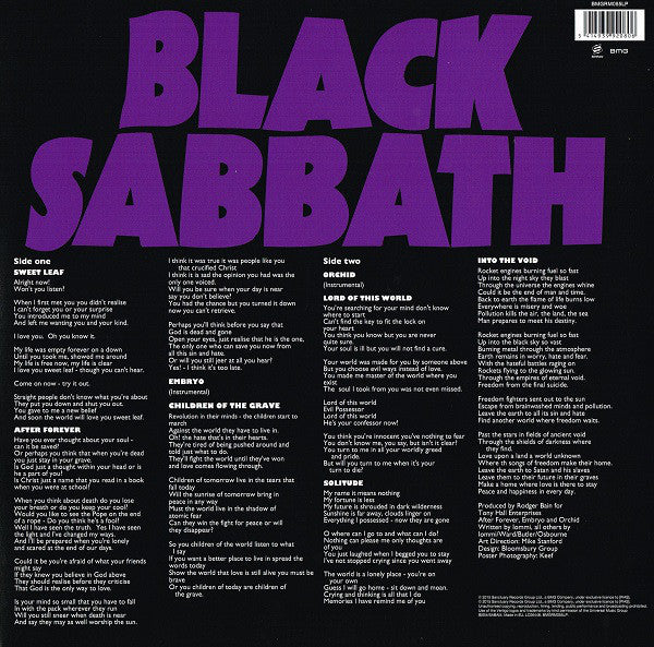 Black Sabbath : Master Of Reality (LP,Album,Reissue)