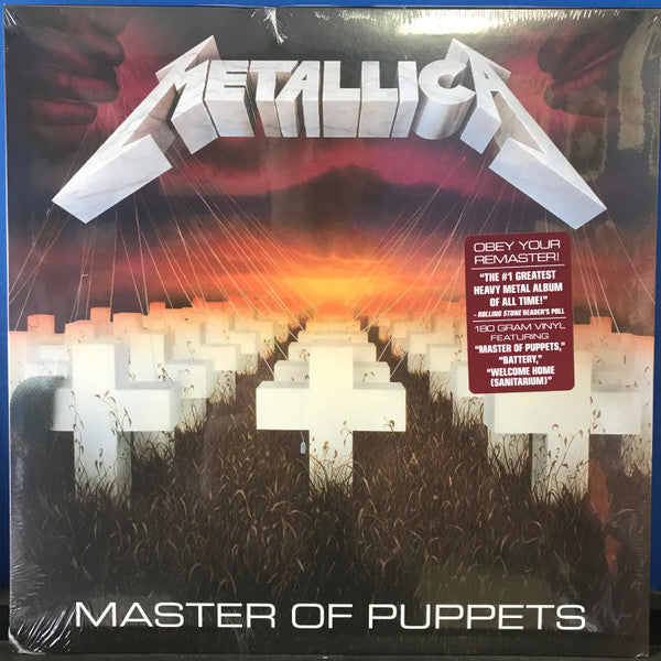 Metallica : Master Of Puppets (LP,Album,Reissue,Remastered)