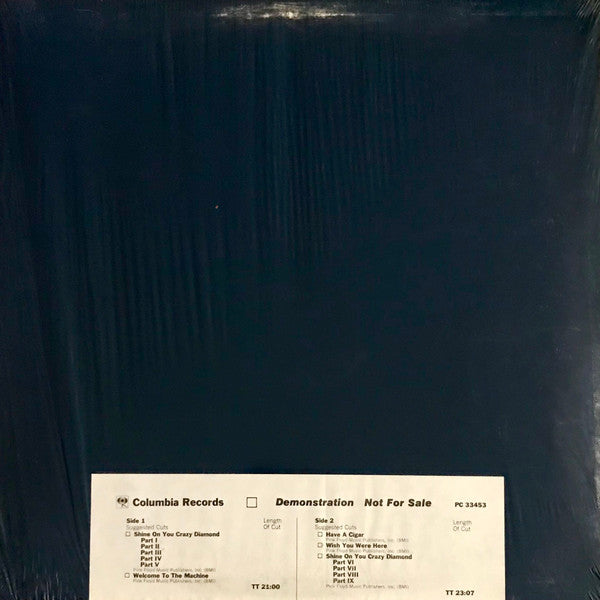 Pink Floyd : Wish You Were Here (LP,Album,Stereo)