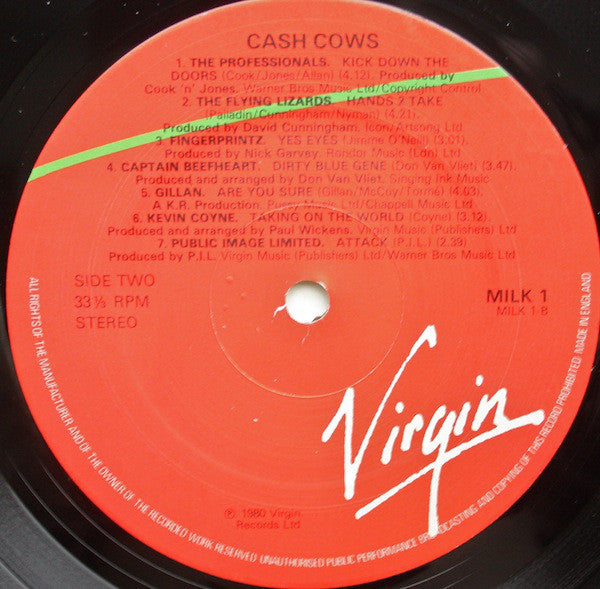 Various : Cash Cows (LP,Album,Compilation)