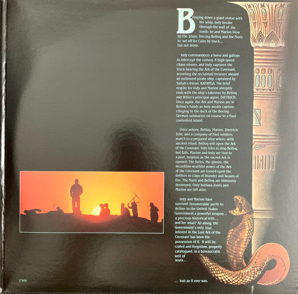 Steven Spielberg, John Williams (4) : Raiders Of The Lost Ark: The Movie On Record (LP)