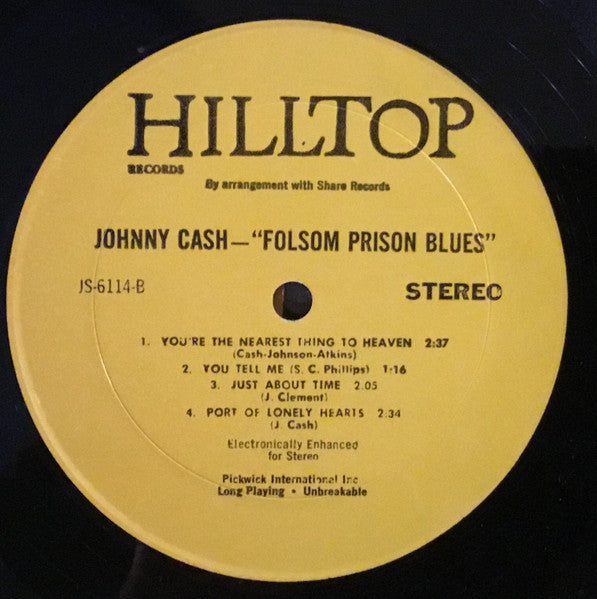 Johnny Cash : Folsom Prison Blues (LP,Compilation)