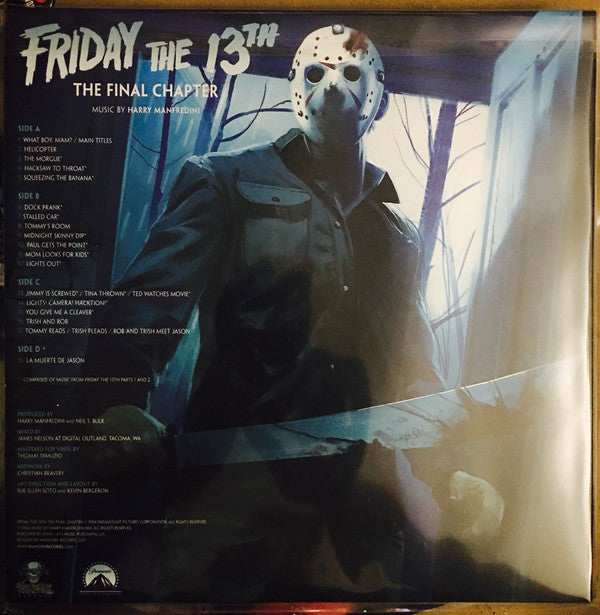 Harry Manfredini : Friday the 13th (The Final Chapter) (LP,45 RPM,Album,Remastered)