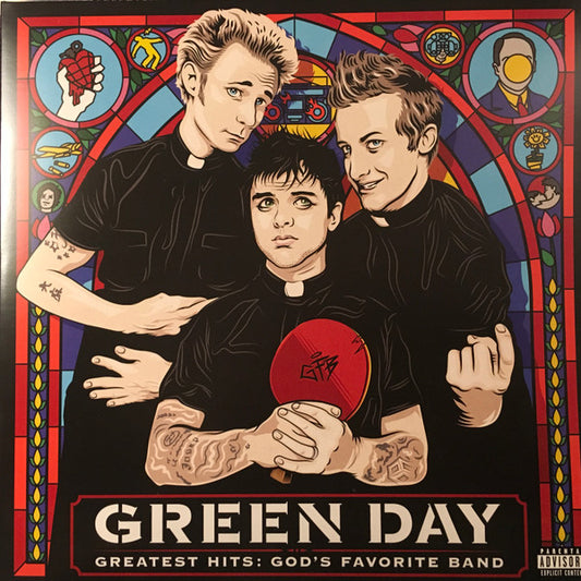 Green Day : Greatest Hits: God's Favorite Band (LP,Compilation,Stereo)