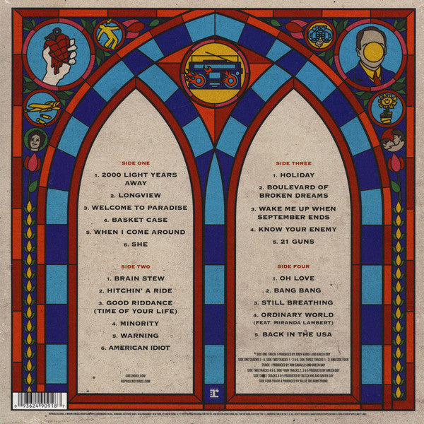 Green Day : Greatest Hits: God's Favorite Band (LP,Compilation,Stereo)