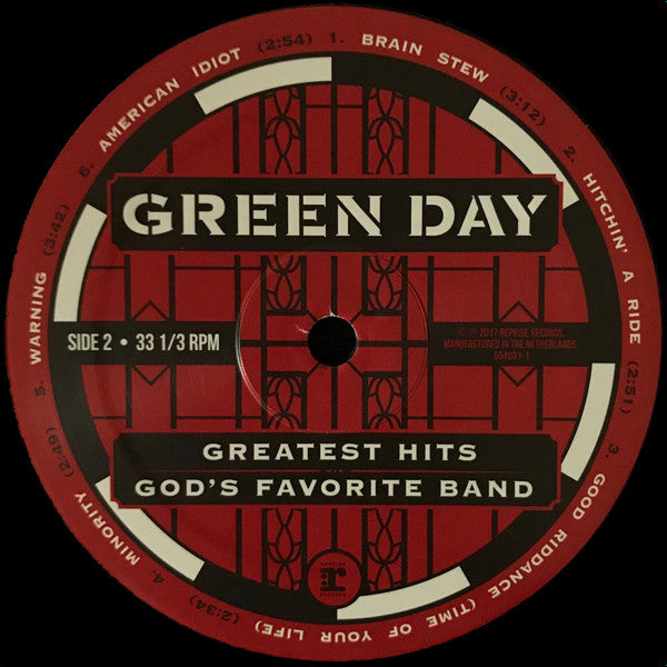 Green Day : Greatest Hits: God's Favorite Band (LP,Compilation,Stereo)