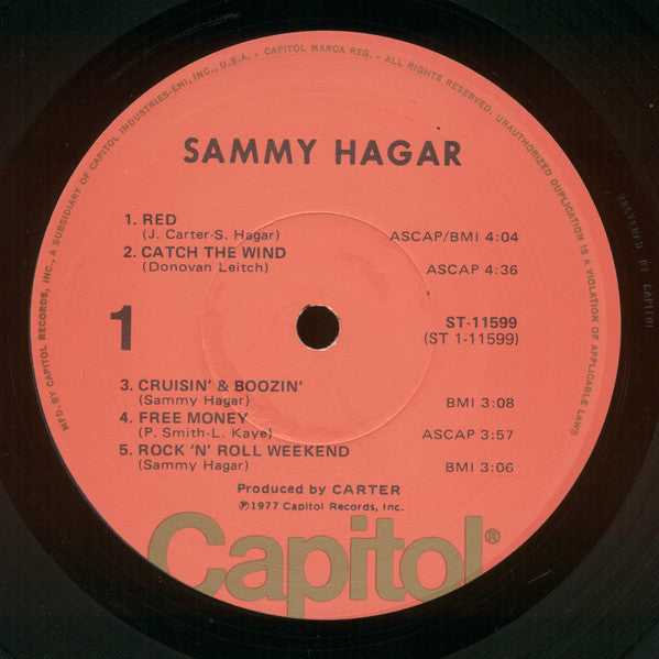 Sammy Hagar : Sammy Hagar (LP,Album)