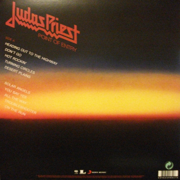 Judas Priest : Point Of Entry (LP,Album,Reissue)