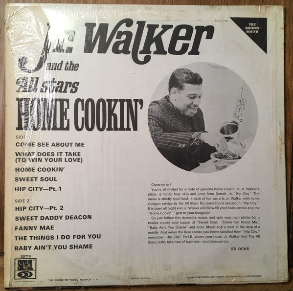 Junior Walker & The All Stars : Home Cookin' (LP,Album,Stereo)