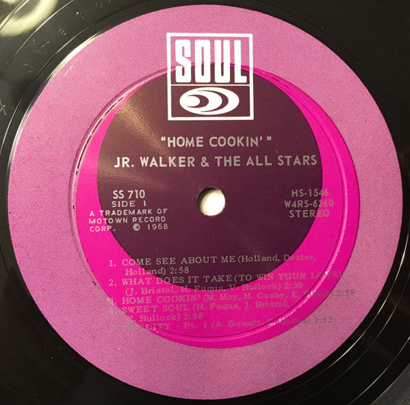 Junior Walker & The All Stars : Home Cookin' (LP,Album,Stereo)