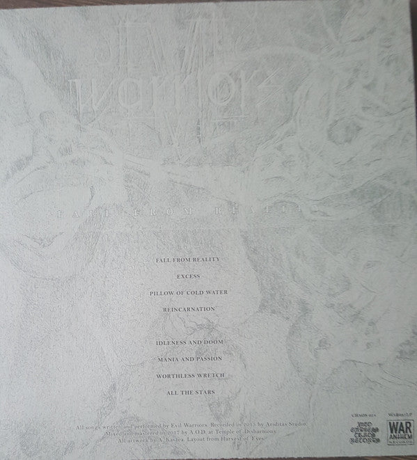 Evil Warriors : Fall From Reality (LP,Album,Limited Edition)