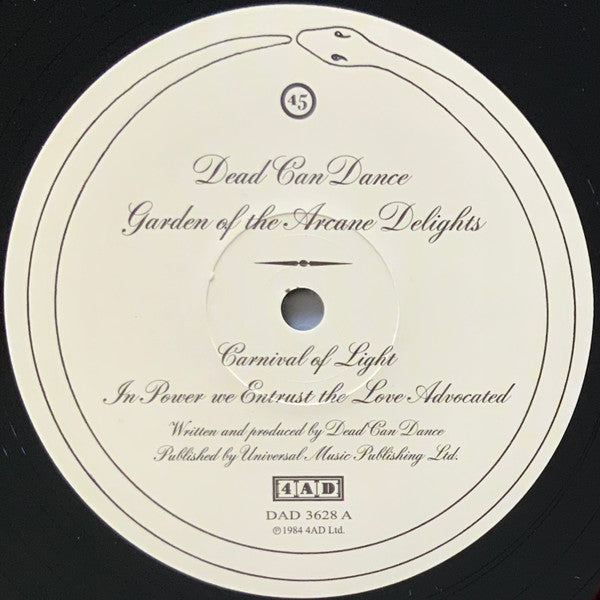 Dead Can Dance : Garden Of The Arcane Delights • John Peel Sessions (12",45 RPM,EP,Reissue)