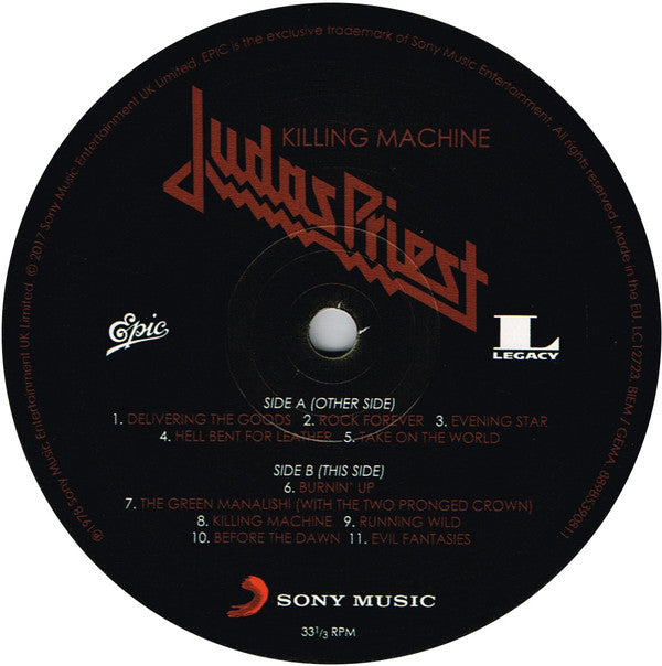 Judas Priest : Killing Machine (LP,Album,Reissue)